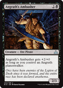 Angrath's Ambusher (Rivals of Ixalan) Medium Play