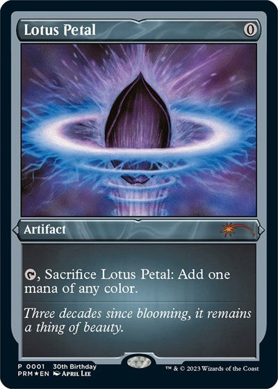 Lotus Petal (Foil Etched) (Promos: Unique and Miscellaneous) Near Mint Foil