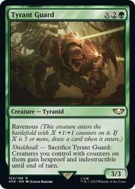Tyrant Guard (Surge Foil) (Universes Beyond: Warhammer 40K) Near Mint Foil