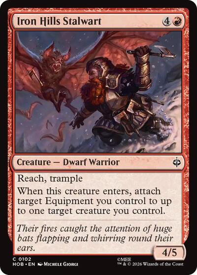 Iron Hills Stalwart (The Hobbit) Near Mint Foil