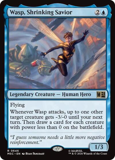 Wasp, Shrinking Savior (Commander: Marvel Super Heroes) Near Mint