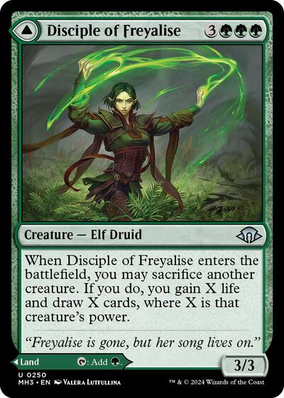 Disciple of Freyalise (Modern Horizons 3) Light Play