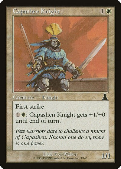 Capashen Knight (Urza's Destiny) Light Play