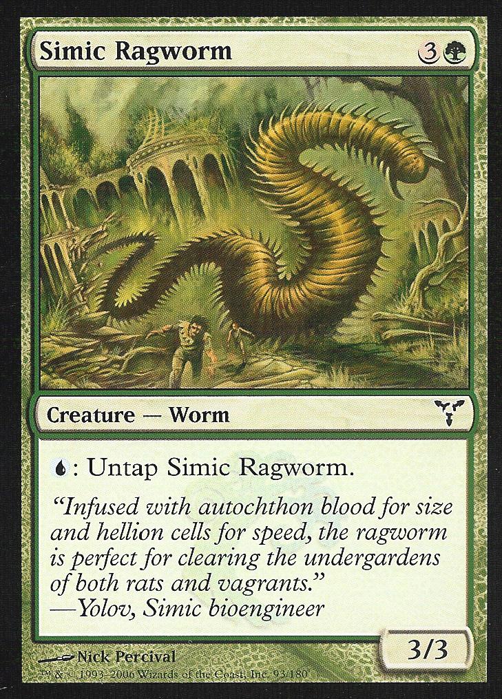 Simic Ragworm (Dissension) Medium Play