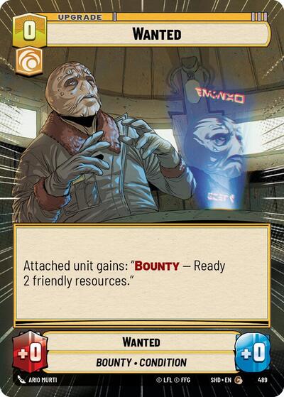 Wanted (Hyperspace) (Shadows of the Galaxy) Near Mint