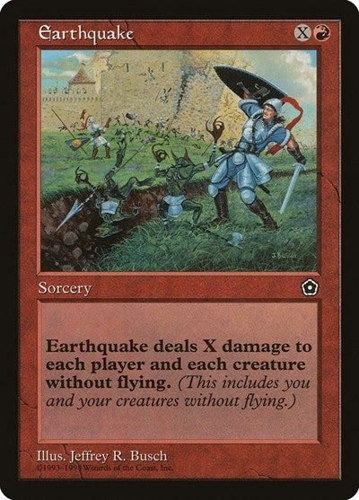 Earthquake (Portal Second Age) Near Mint