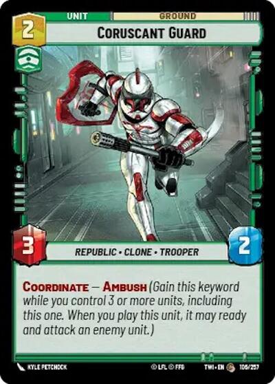 Coruscant Guard (Twilight of the Republic) Near Mint Foil