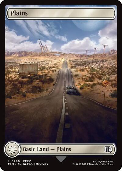 Plains (0296) (Universes Beyond: FINAL FANTASY) Light Play Foil