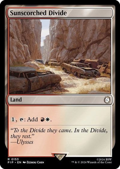 Sunscorched Divide (Universes Beyond: Fallout) Light Play Foil