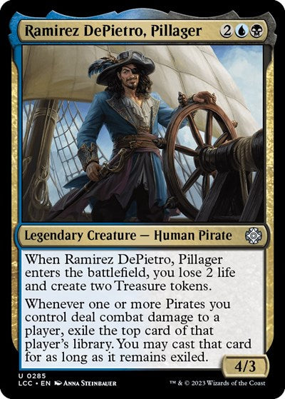 Ramirez DePietro, Pillager (Commander: The Lost Caverns of Ixalan) Light Play