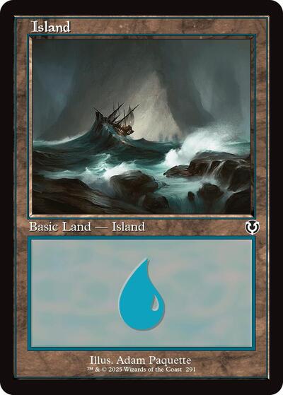 Island (291) (Retro Frame) (Innistrad Remastered) Near Mint