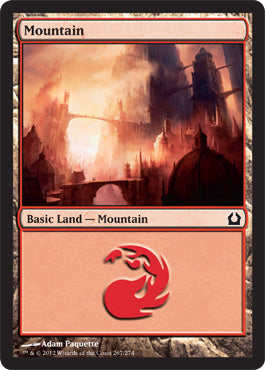 Mountain (267) (Return to Ravnica) Medium Play