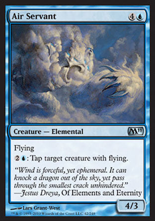 Air Servant (Magic 2011 Core Set) Medium Play Foil
