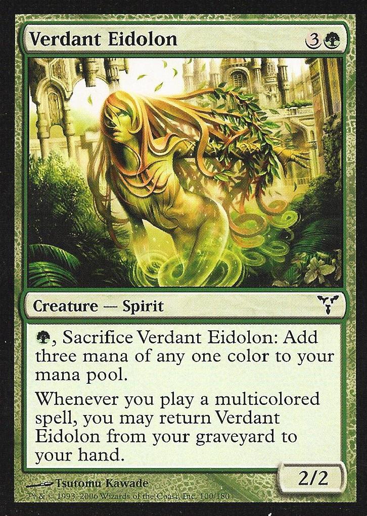 Verdant Eidolon (Dissension) Medium Play Foil