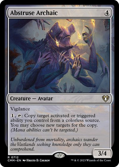 Abstruse Archaic (Commander Masters) Light Play