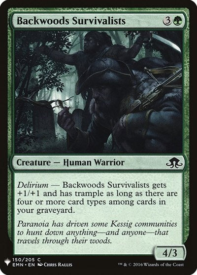 Backwoods Survivalists (Mystery Booster) Near Mint