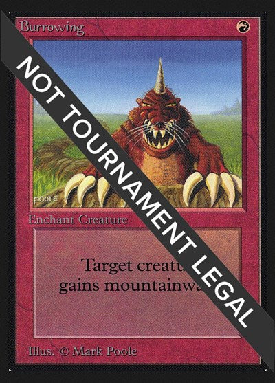 Burrowing (IE) (International Edition) Near Mint