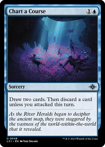 Chart a Course (The Lost Caverns of Ixalan) Near Mint Foil