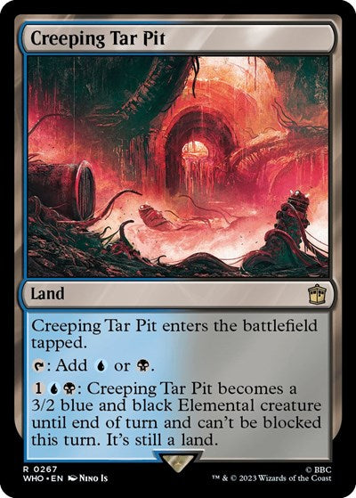 Creeping Tar Pit (Universes Beyond: Doctor Who) Light Play Foil