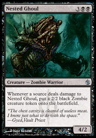 Nested Ghoul (Mirrodin Besieged) Light Play Foil