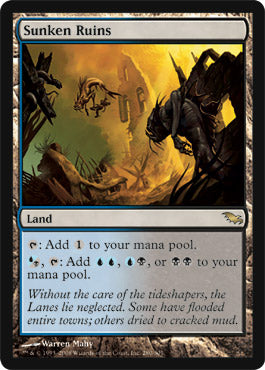 Sunken Ruins (Shadowmoor) Medium Play Foil