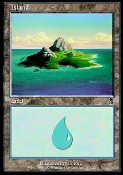Island (337) (Odyssey) Near Mint Foil
