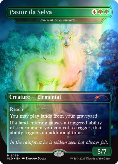 Pastor da Selva   Ancient Greenwarden  Rainbow Foil|5|0|0.00