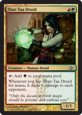 Zhur-Taa Druid (Dragon's Maze) Light Play Foil