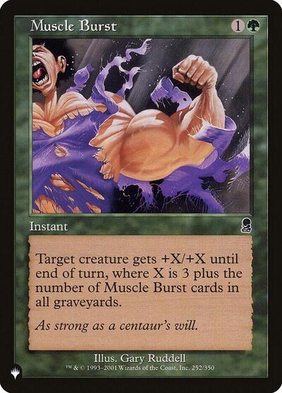 Muscle Burst (The List) Medium Play