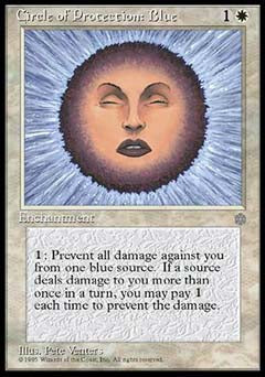 Circle of Protection: Blue (Ice Age) Near Mint