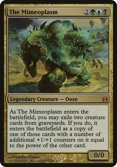 The Mimeoplasm (Commander) (Oversize Cards) Near Mint Foil