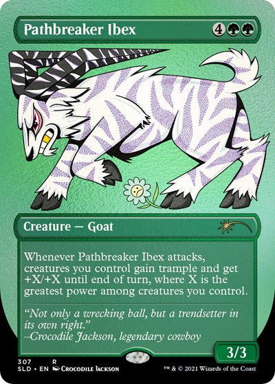 Pathbreaker Ibex (Foil Etched) (Secret Lair) Light Play Foil