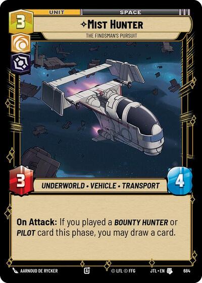 Mist Hunter The Findsman's Pursuit (Foil) (Jump to Lightspeed) Near Mint Foil