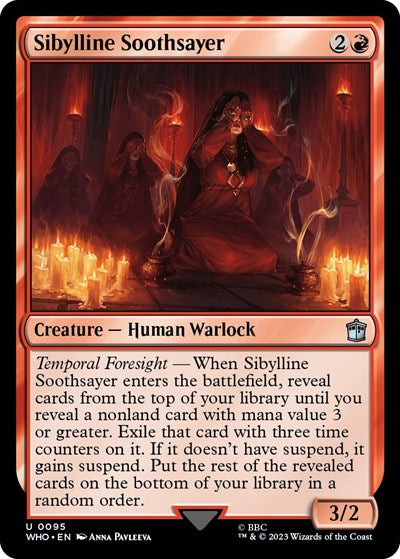 Sibylline Soothsayer (Universes Beyond: Doctor Who) Near Mint Foil