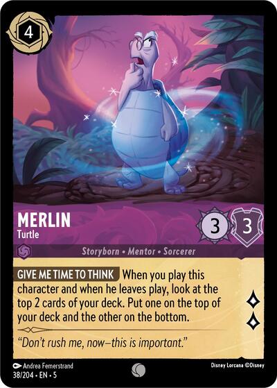 Merlin - Turtle (Shimmering Skies) Near Mint Cold Foil