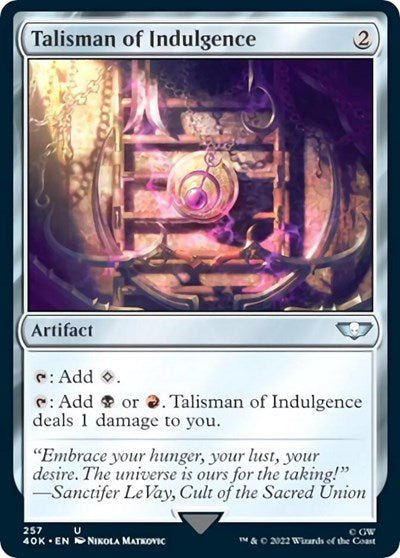 Talisman of Indulgence (Universes Beyond: Warhammer 40K) Light Play