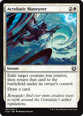 Acrobatic Maneuver (Kaladesh) Medium Play Foil