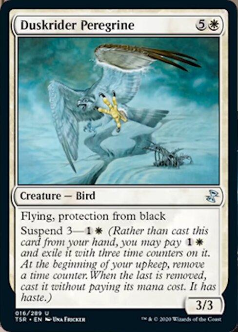 Duskrider Peregrine (Time Spiral Remastered) Light Play Foil