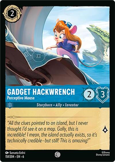 Gadget Hackwrench - Perceptive Mouse (Azurite Sea) Near Mint