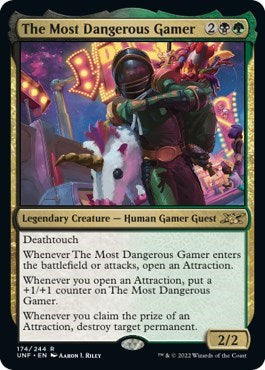 The Most Dangerous Gamer (Unfinity) Light Play Foil