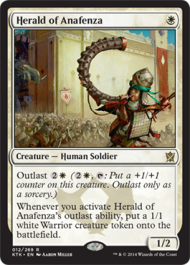 Herald of Anafenza (Khans of Tarkir) Light Play Foil