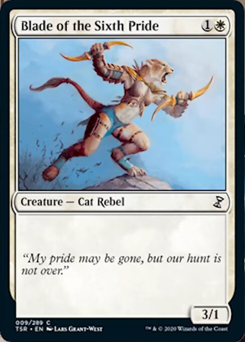 Blade of the Sixth Pride (Time Spiral Remastered) Light Play Foil