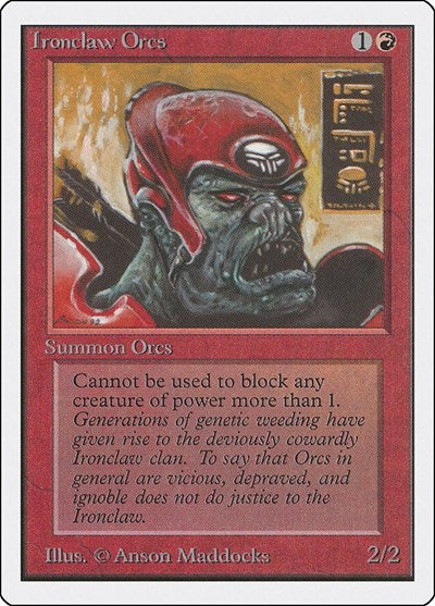 Ironclaw Orcs (Unlimited) Medium Play