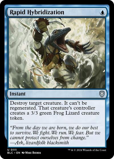 Rapid Hybridization (Commander: Bloomburrow) Light Play