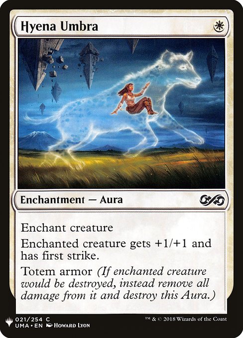 Hyena Umbra (Mystery Booster) Medium Play