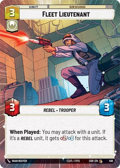 Fleet Lieutenant (Hyperspace) (Spark of Rebellion) Near Mint