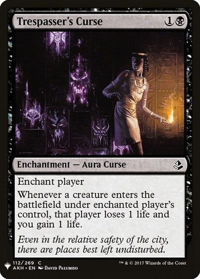 Trespasser's Curse (Mystery Booster) Medium Play