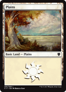 Plains (295) (Commander 2017) Light Play