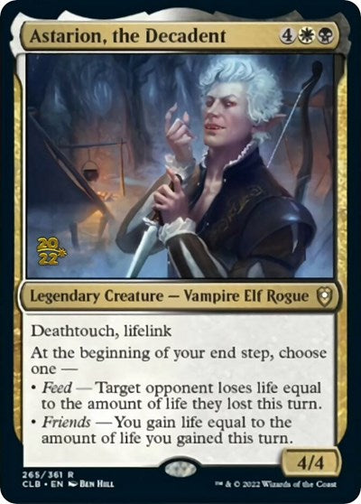 Astarion, the Decadent (Promos: Prerelease Cards) Light Play Foil