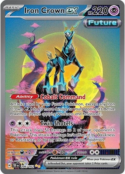 Iron Crown ex - 206 (SV05: Temporal Forces) Near Mint Holofoil